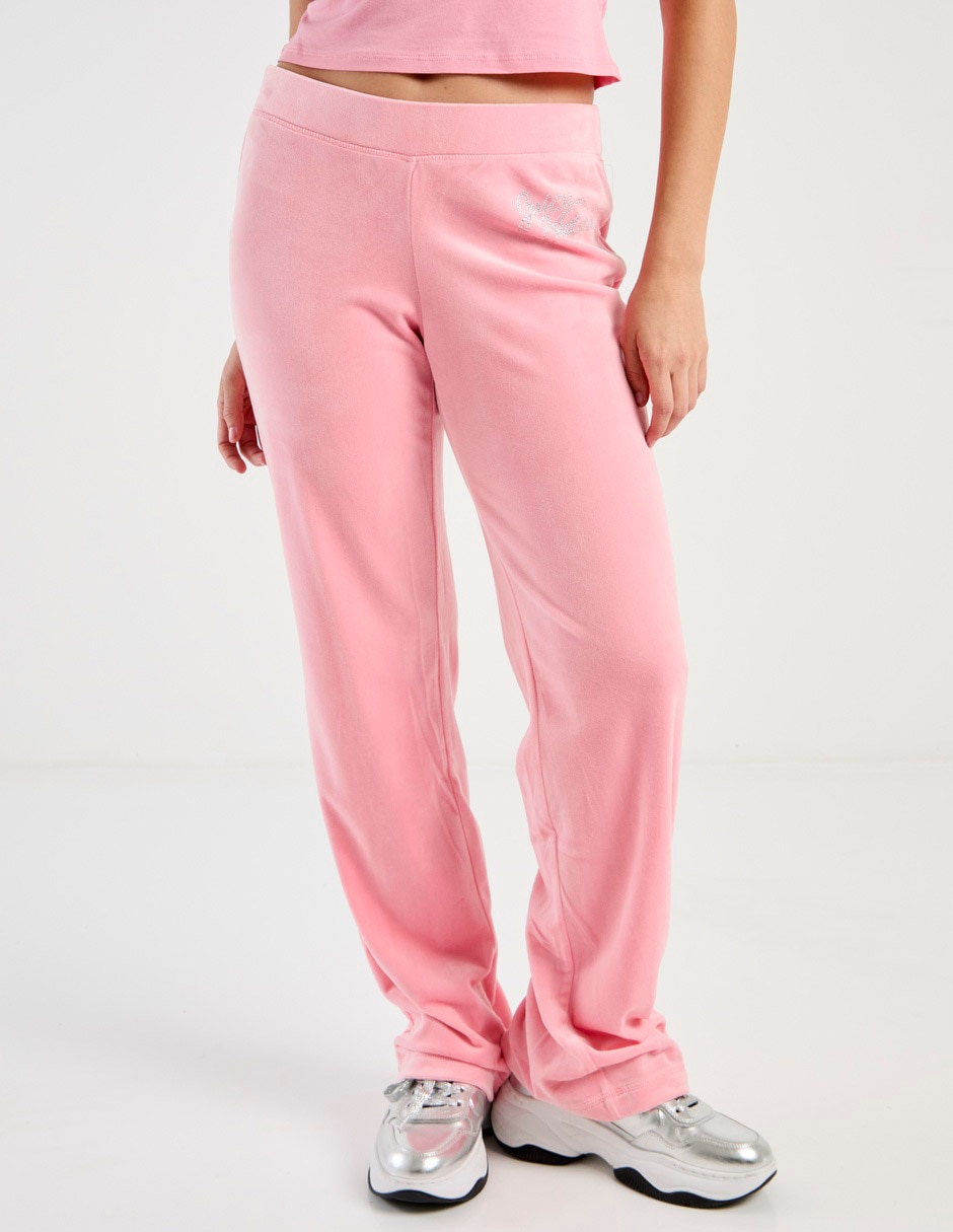 Pants regular con pretina para mujer