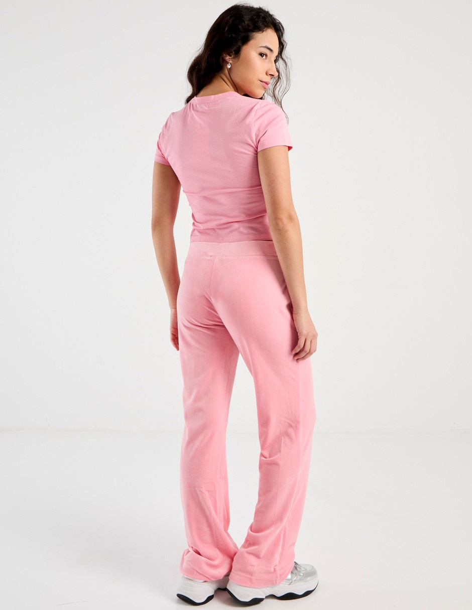 Pants regular con pretina para mujer 2