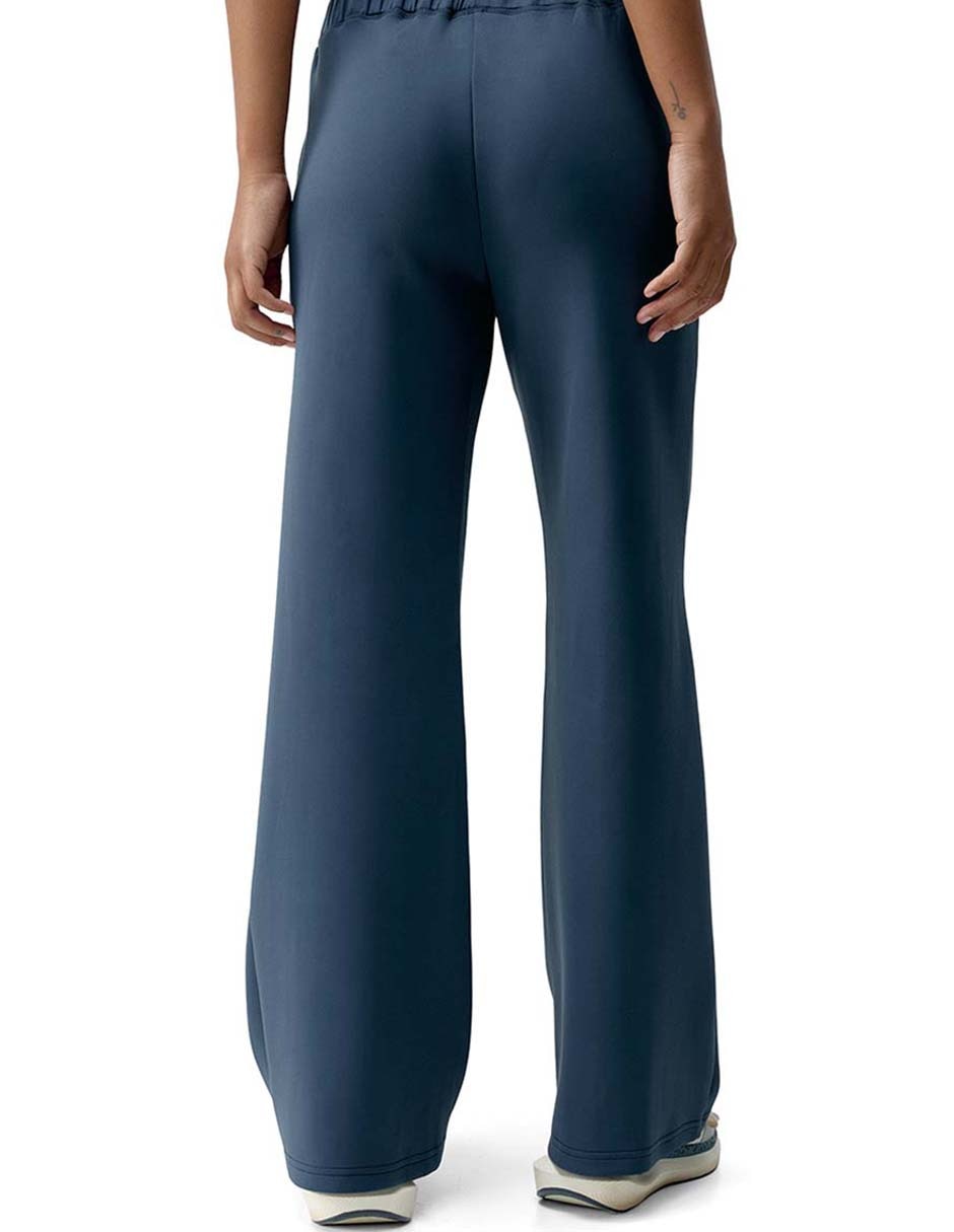 Pants straight con elástico para mujer 2