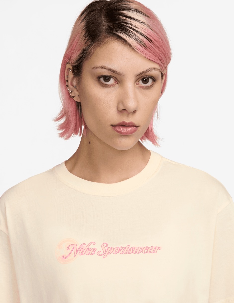 Playera manga corta Sportswear cuello redondo para mujer 3