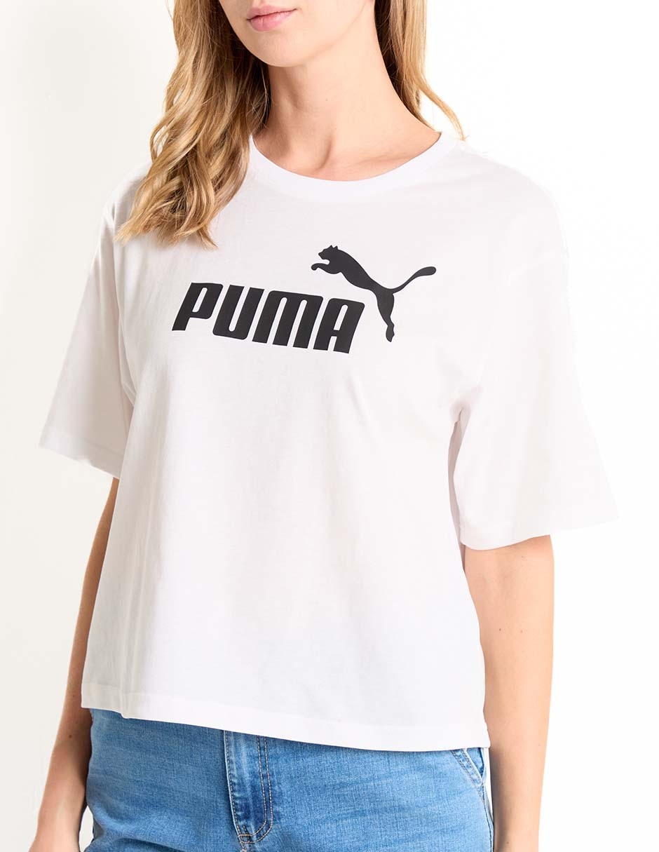 Playera manga corta Essentials Foundation cuello redondo para mujer 4