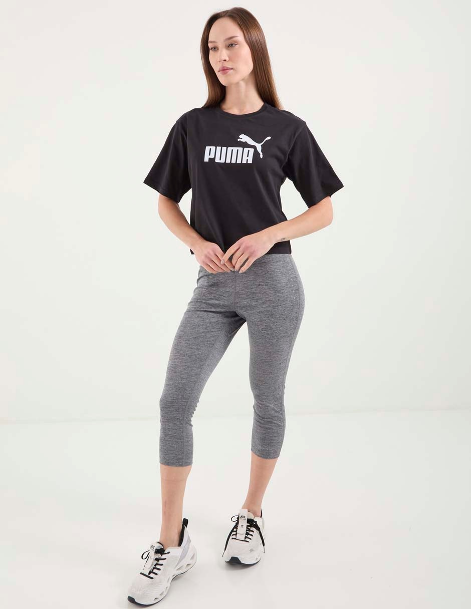 Playera manga corta essentials foundation cuello redondo para mujer 3