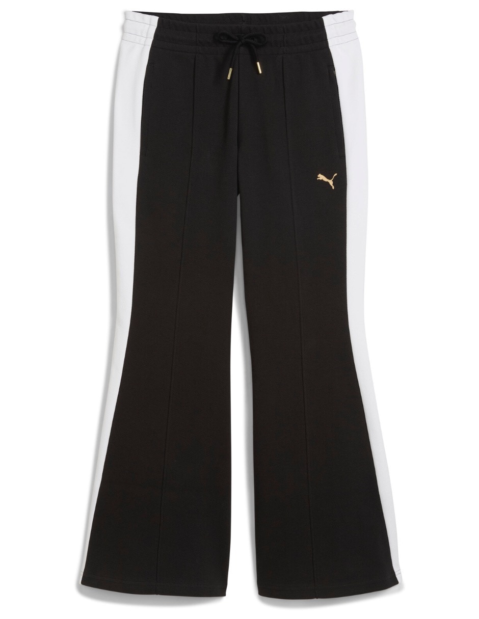 Pants regular con elástico para mujer 7
