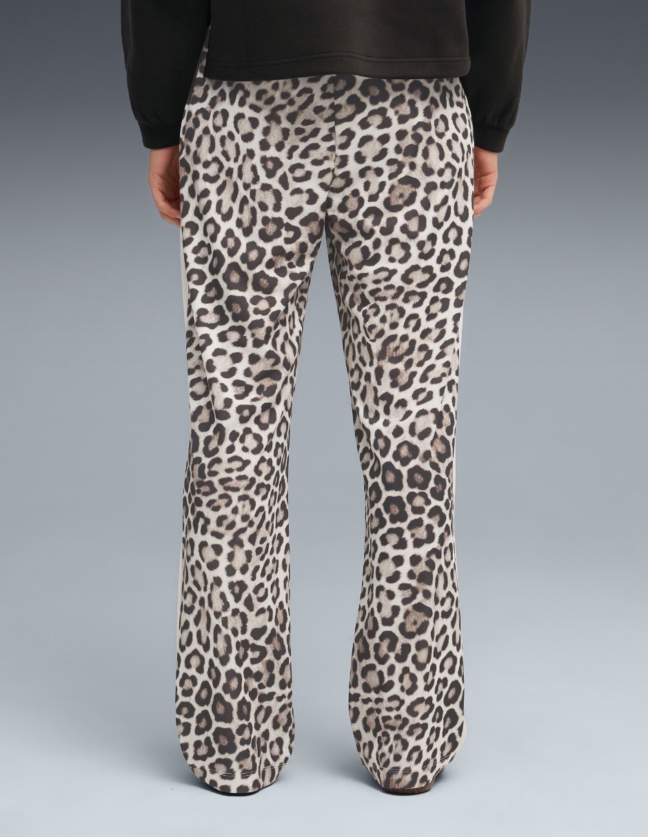 Pants regular con elástico para mujer 5