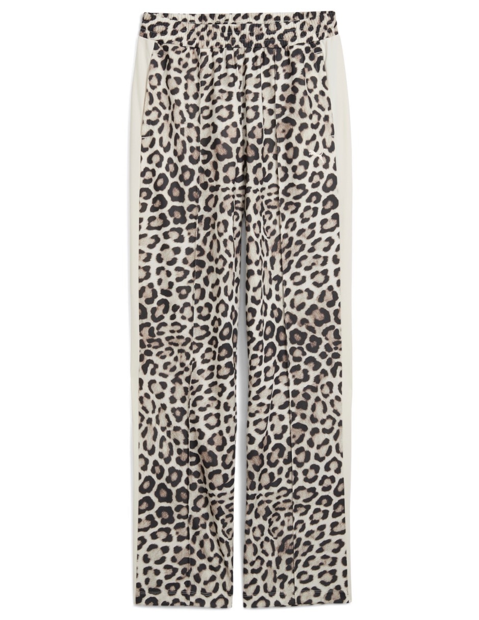Pants regular con elástico para mujer 7