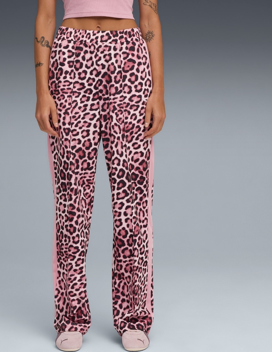 Pants regular con elástico para mujer