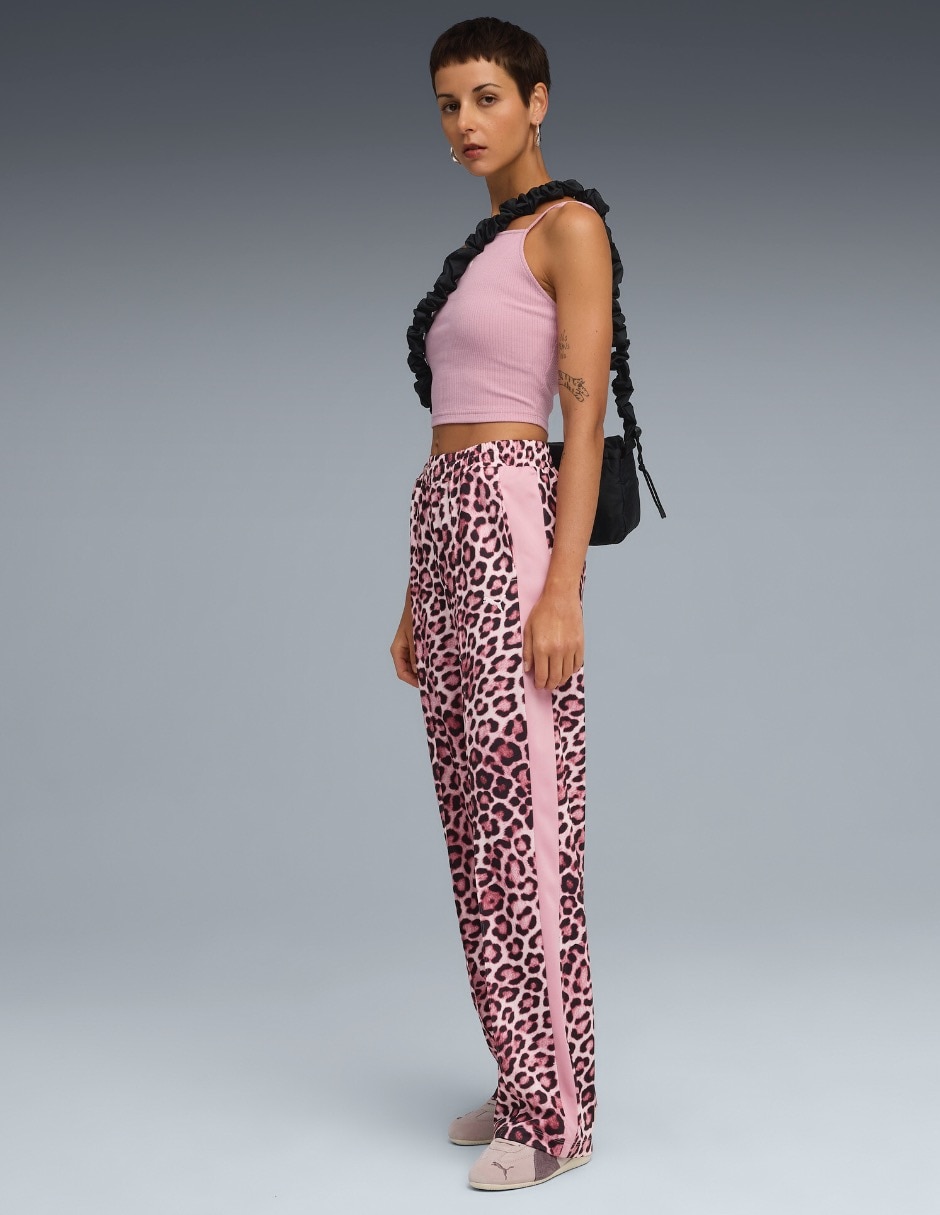 Pants regular con elástico para mujer 4