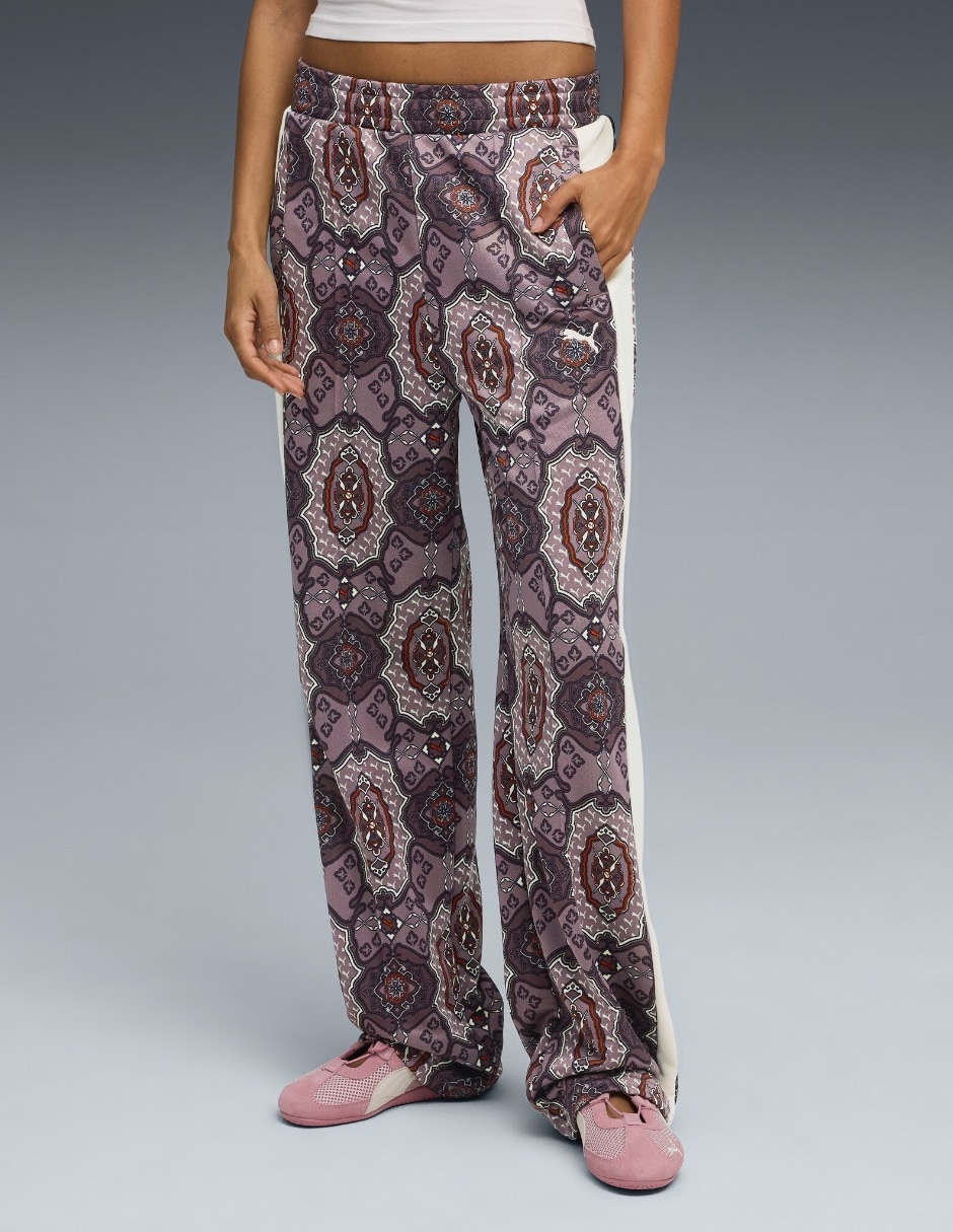 Pants regular con elástico para mujer