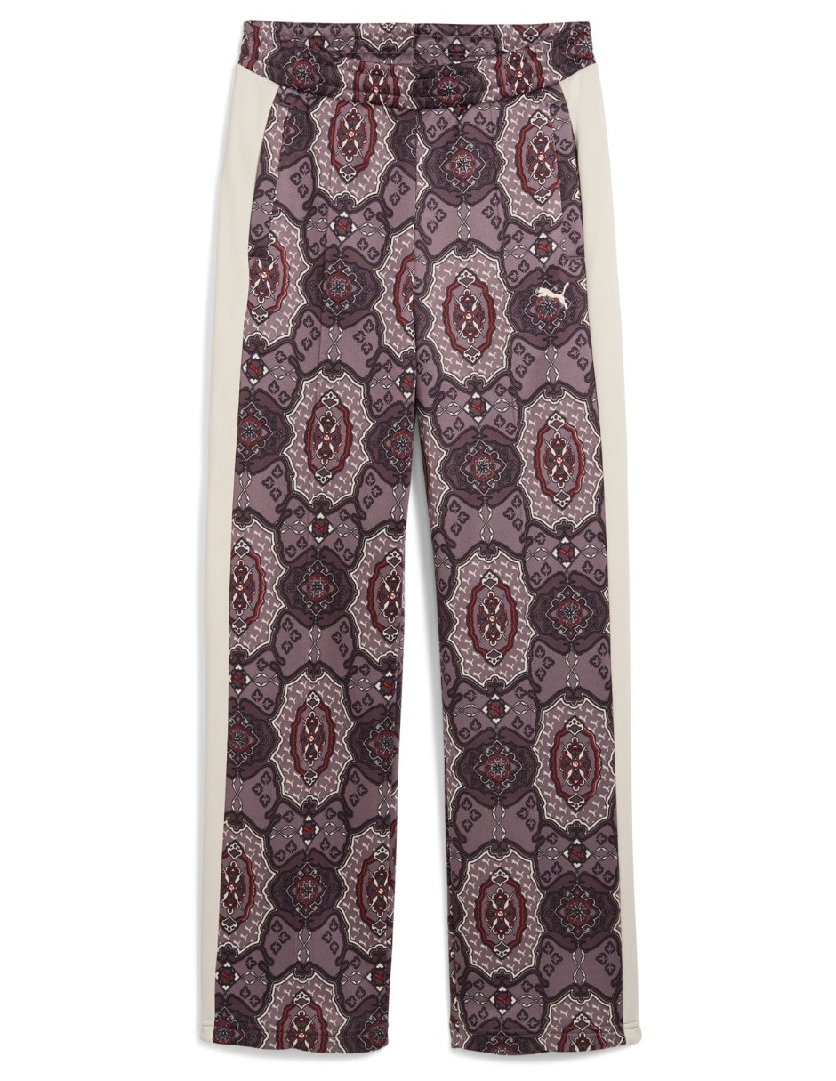 Pants regular con elástico para mujer 7