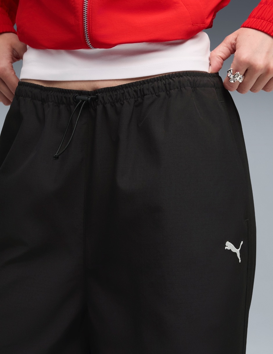 Pants regular con elástico para mujer 3