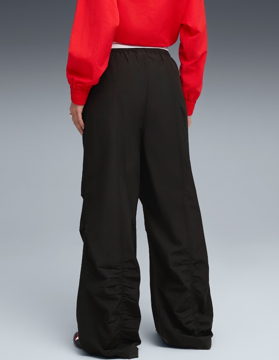 Pants regular con elástico para mujer 5