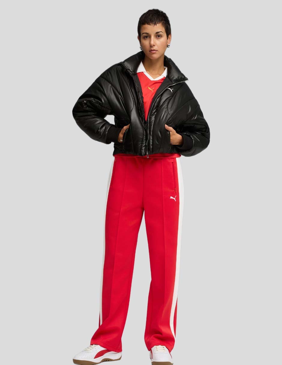 Pants straight con elástico para mujer 4