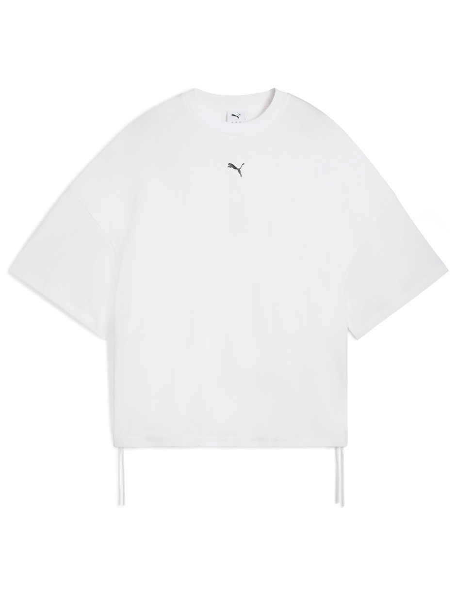 Playera manga al codo cuello redondo para mujer 5