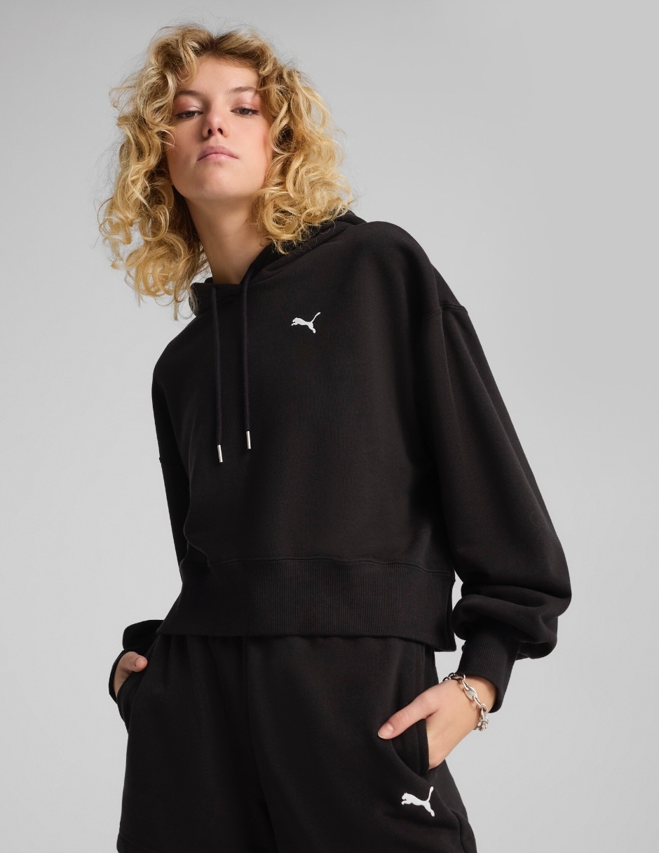 Capucha Sueter Puma Mujer Sudadera Puma Essentials Mujer Rosas