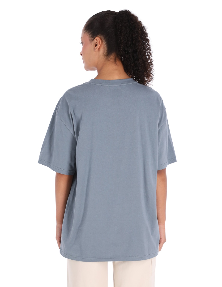 Playera manga corta cuello redondo para mujer 2
