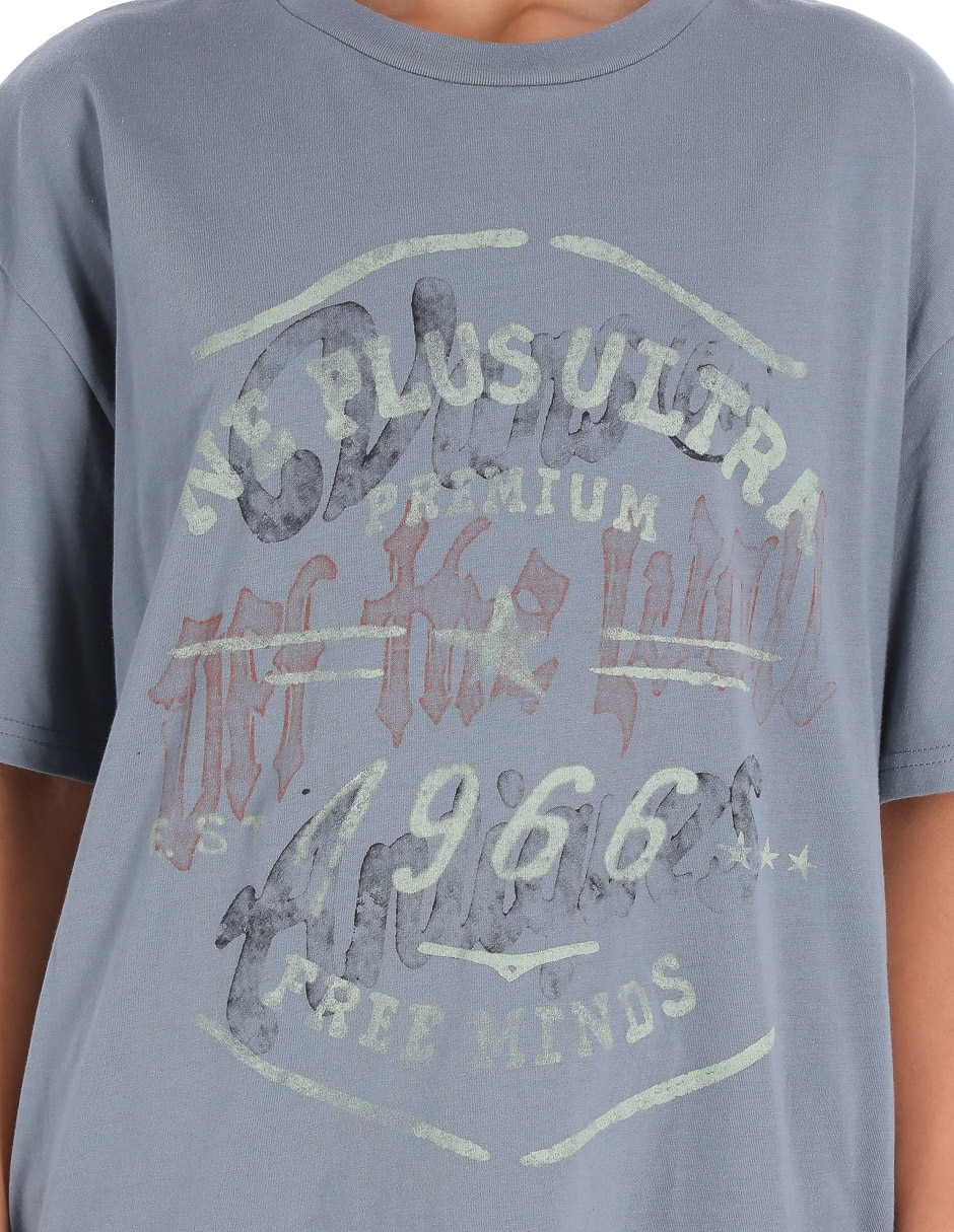 Playera manga corta cuello redondo para mujer 4