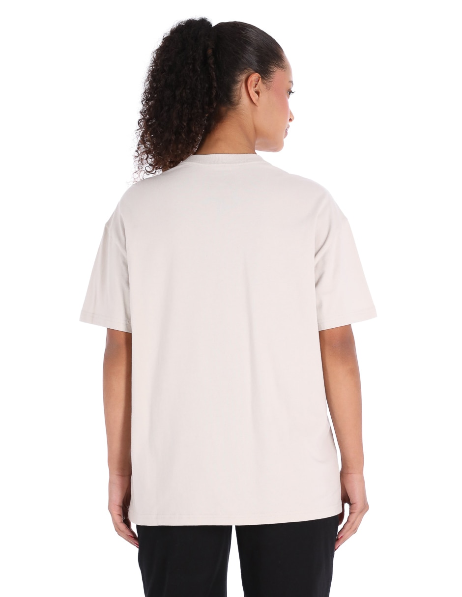 Playera manga corta cuello redondo para mujer 2
