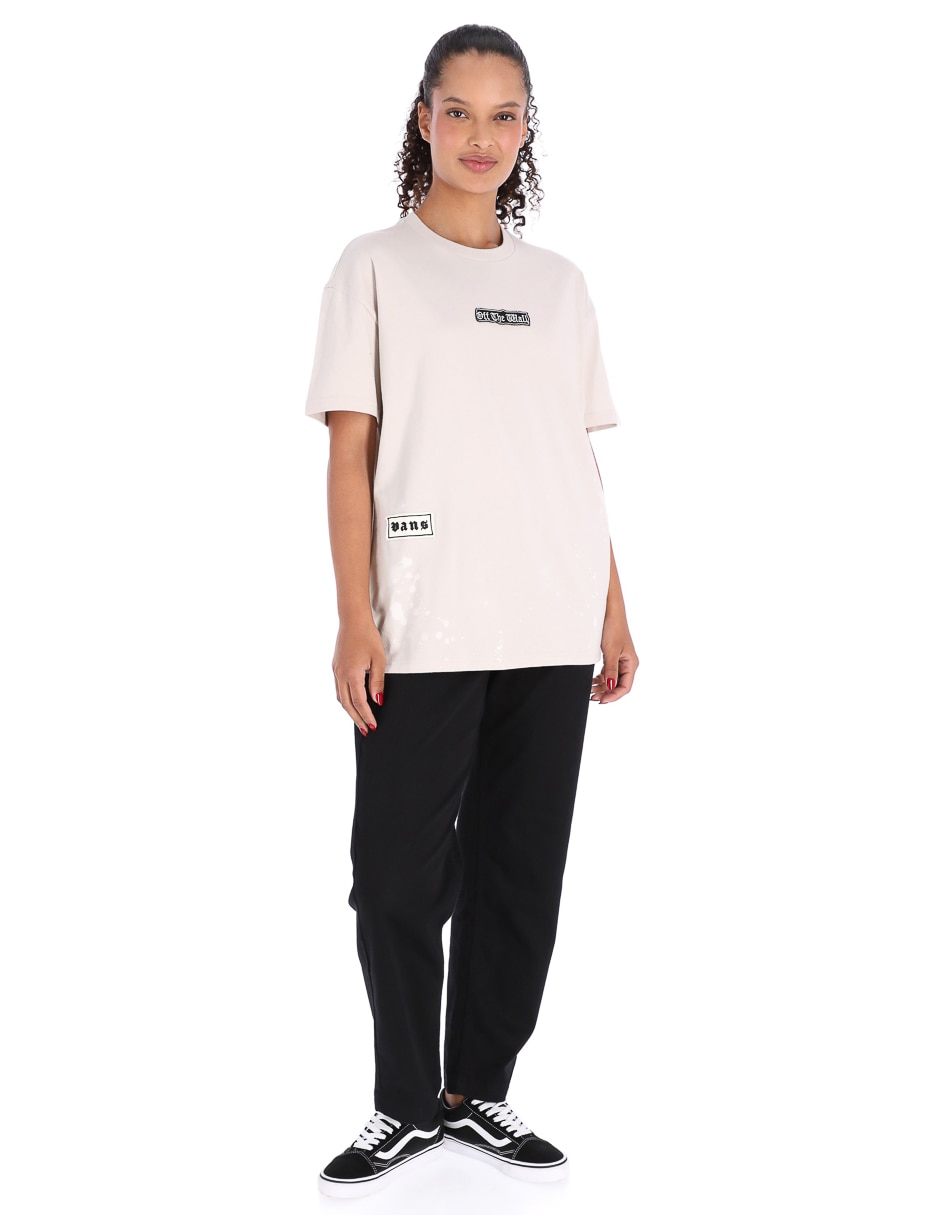 Playera manga corta cuello redondo para mujer 3