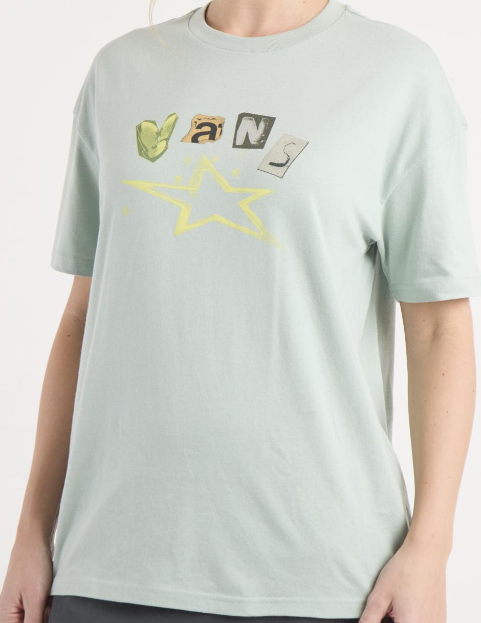 Playera manga corta cuello redondo para mujer 3