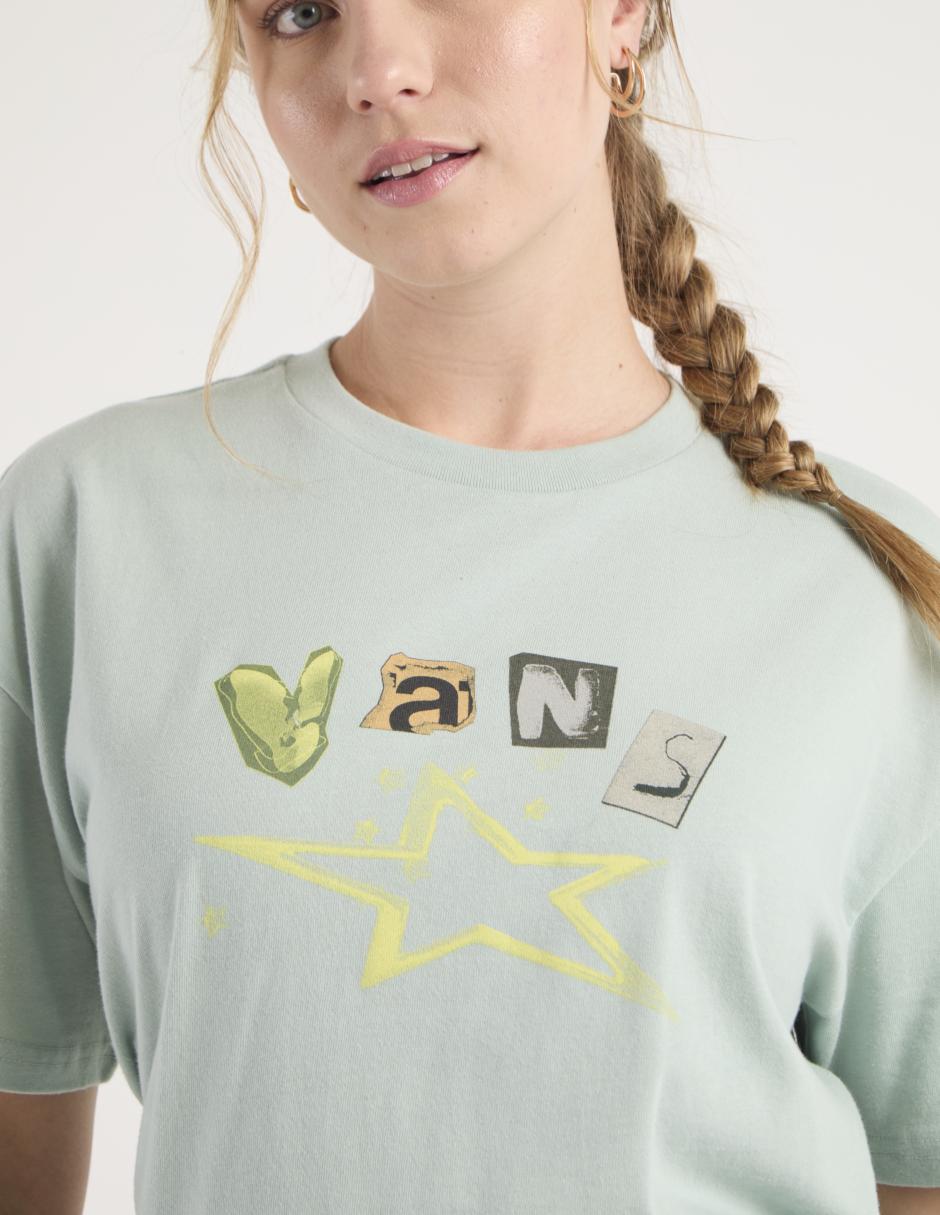 Playera manga corta cuello redondo para mujer 4