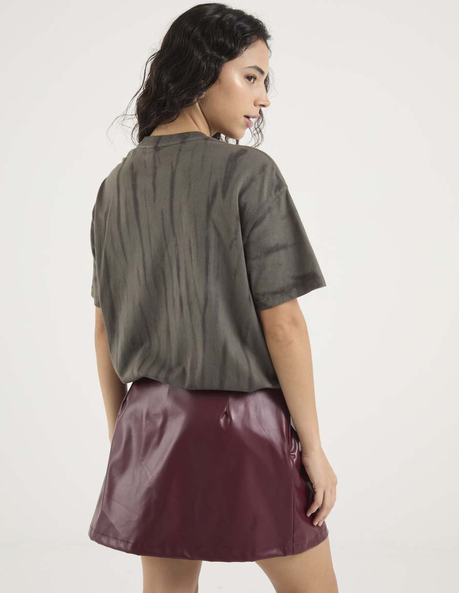 Playera manga corta cuello redondo para mujer 2