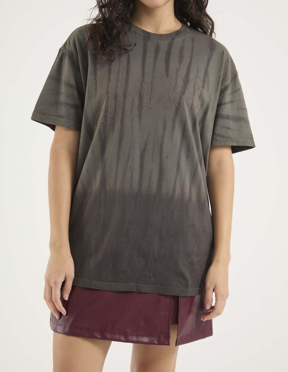 Playera manga corta cuello redondo para mujer 5