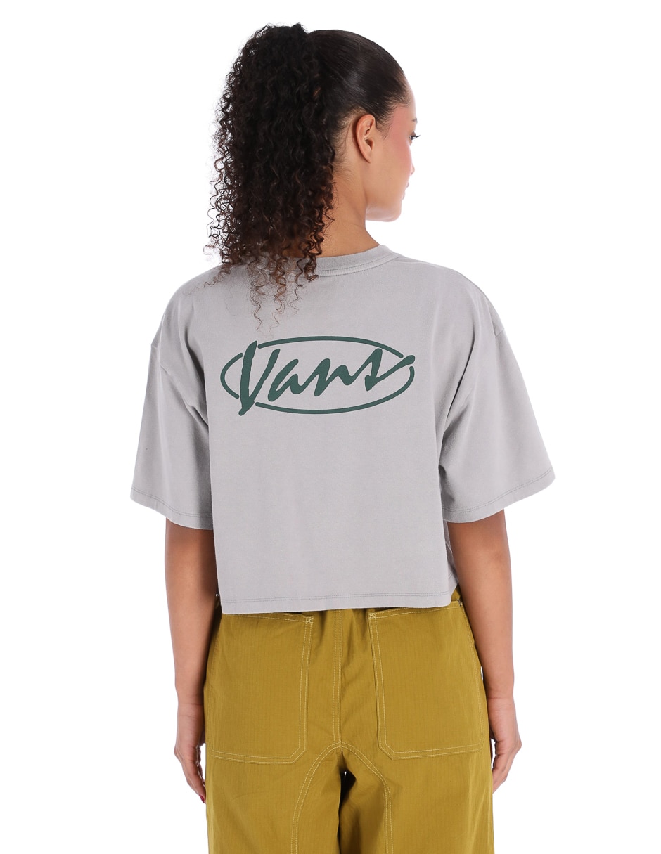 Playera manga corta cuello redondo para mujer 2