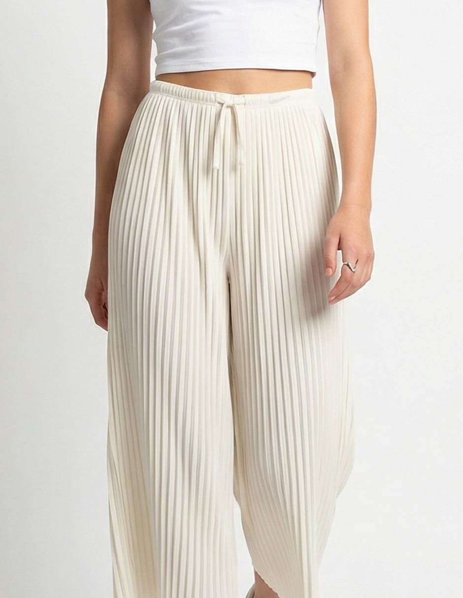 Pants wide leg con agujeta para mujer 4