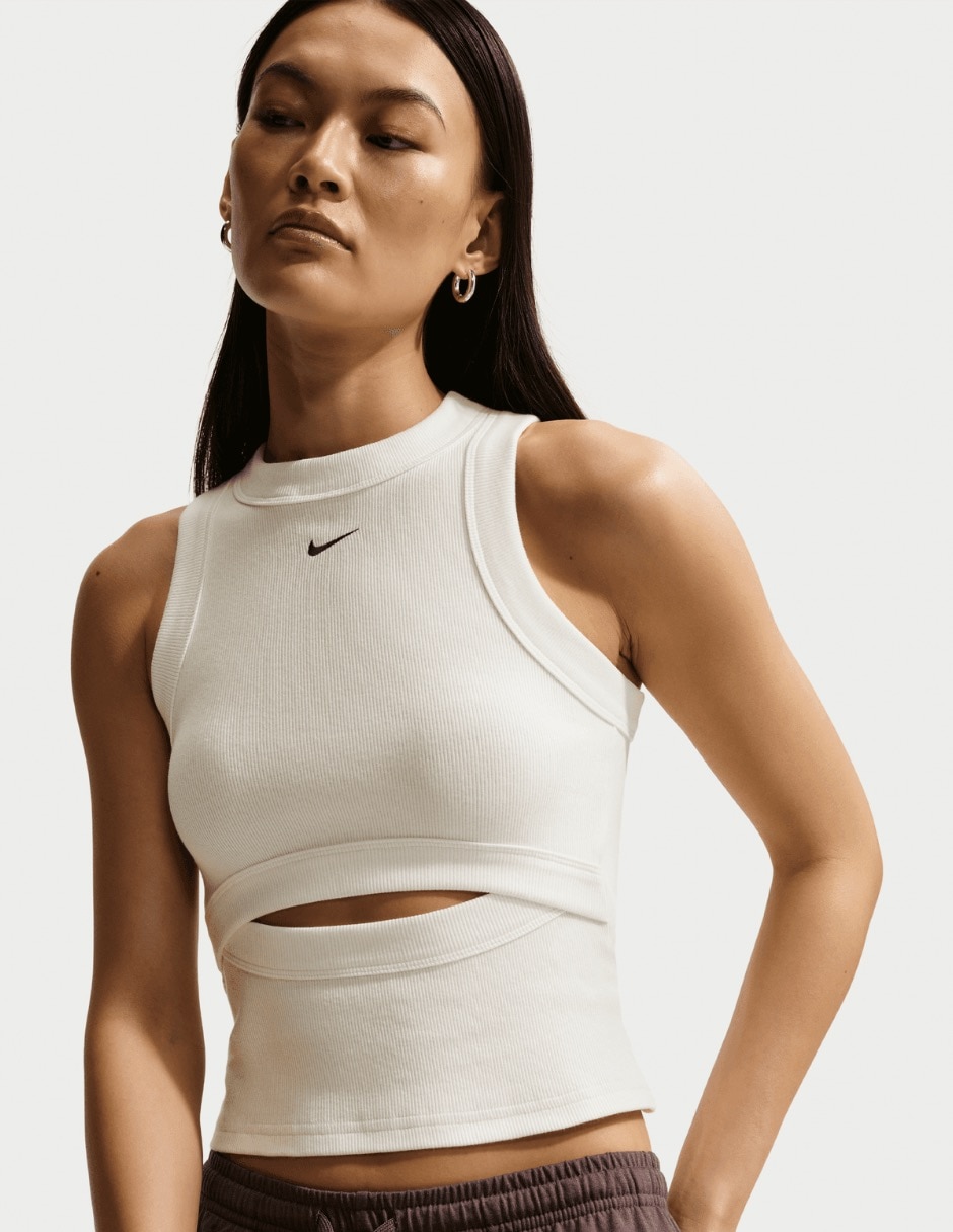 Top deportivo W Nsw Chill Knit Rib Tank para entrenamiento mujer 5