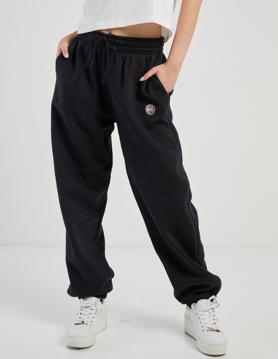 Pants regular con agujeta para mujer