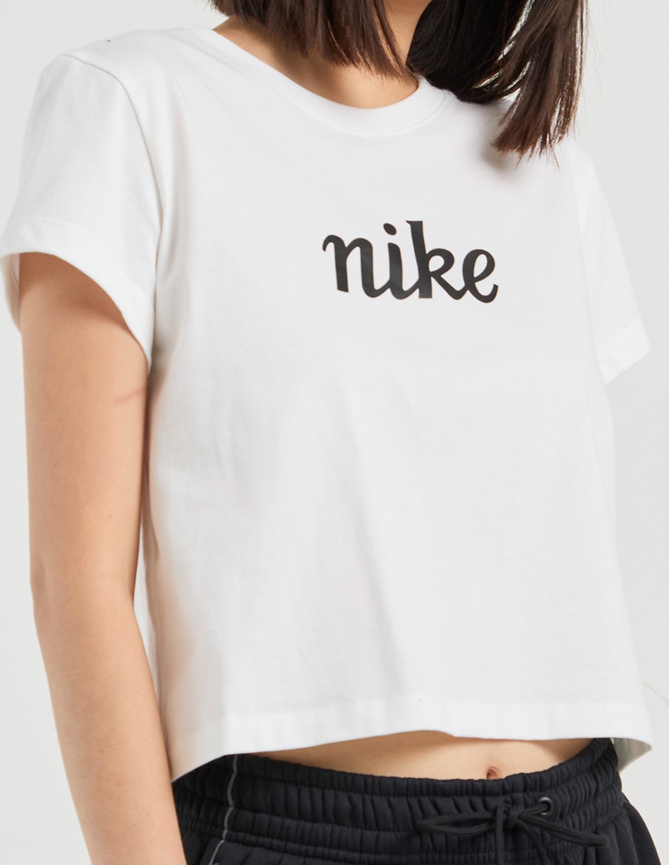 Playera manga corta cuello redondo para mujer 4