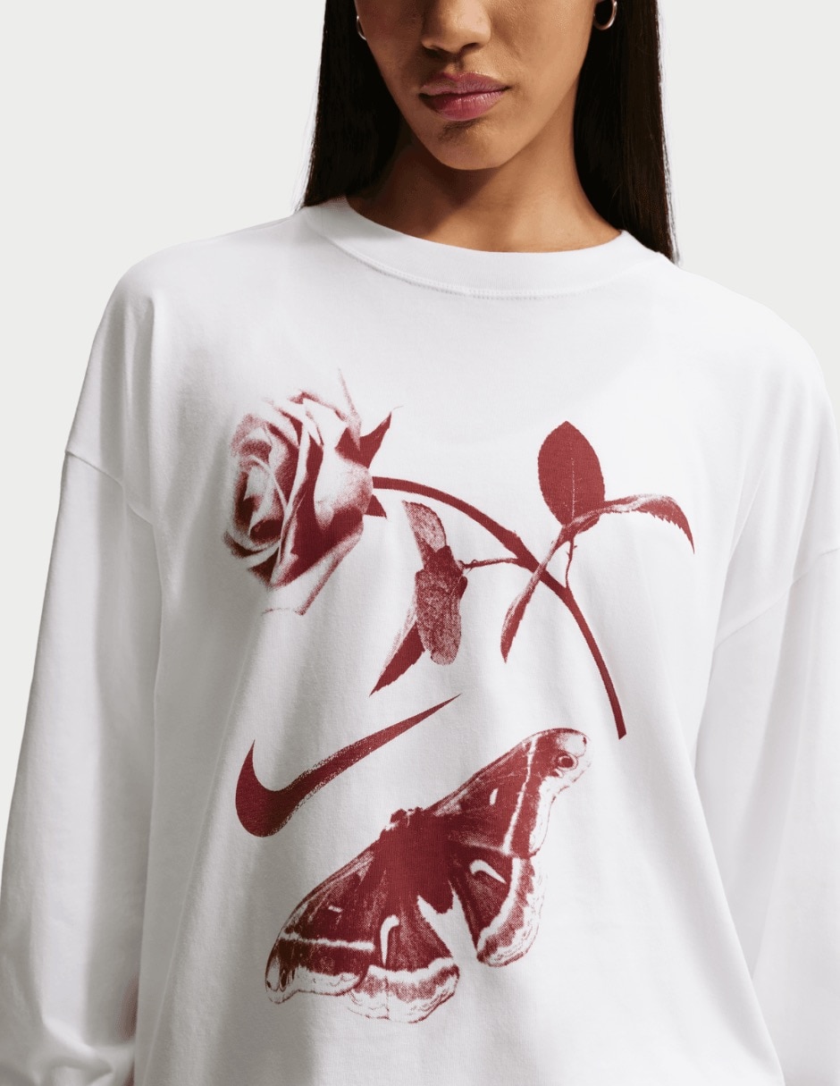 Playera manga larga Valentine's Day cuello redondo para mujer 5