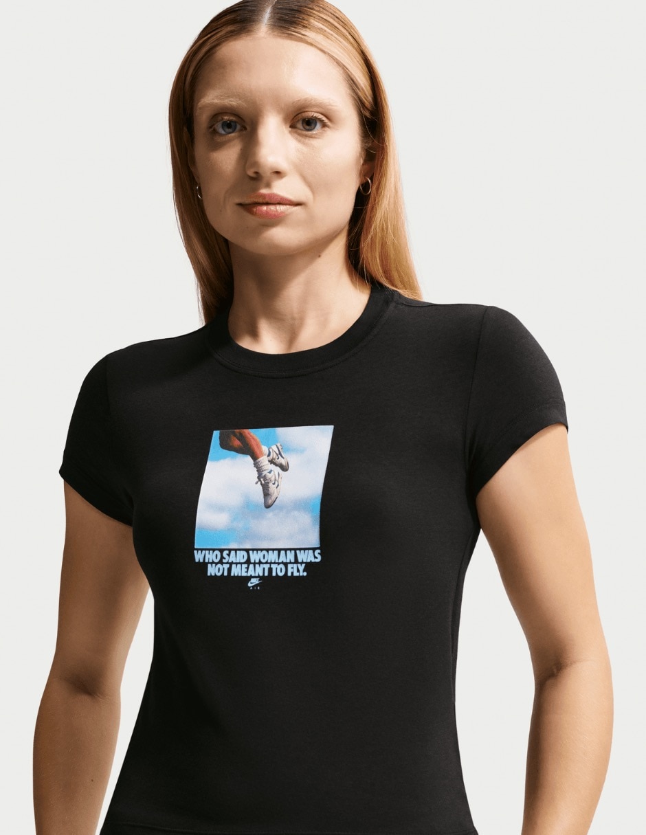 Playera manga corta cuello redondo para mujer 3