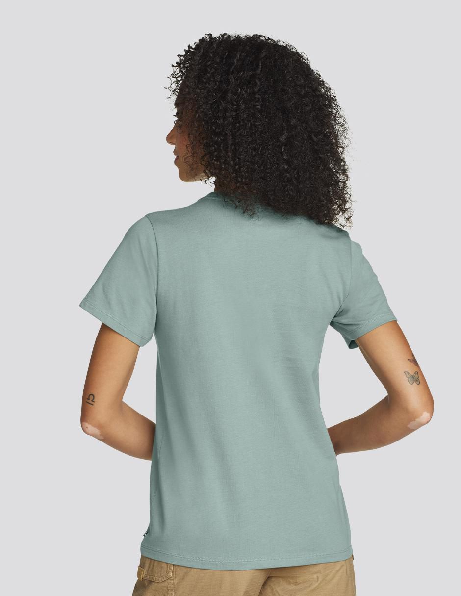 Playera manga corta cuello redondo para mujer 2