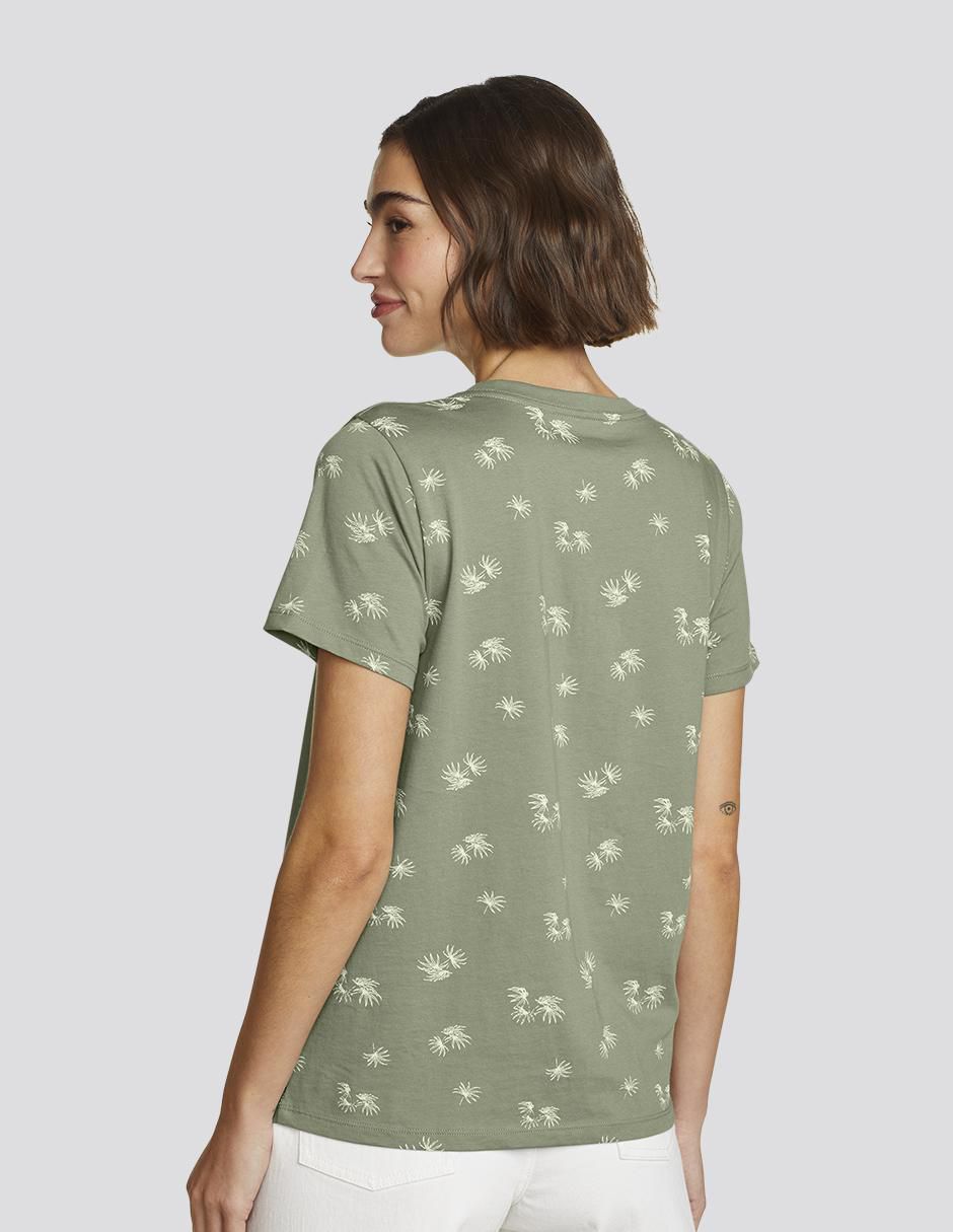 "playera" "manga" corta eddie bauer casual "cuello" redondo "para mujer"