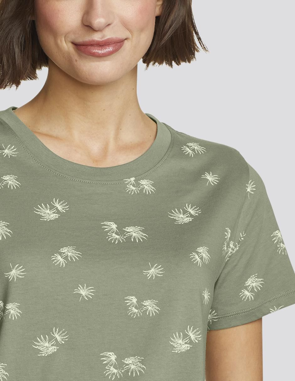 "playera" "manga" corta eddie bauer casual "cuello" redondo "para mujer"