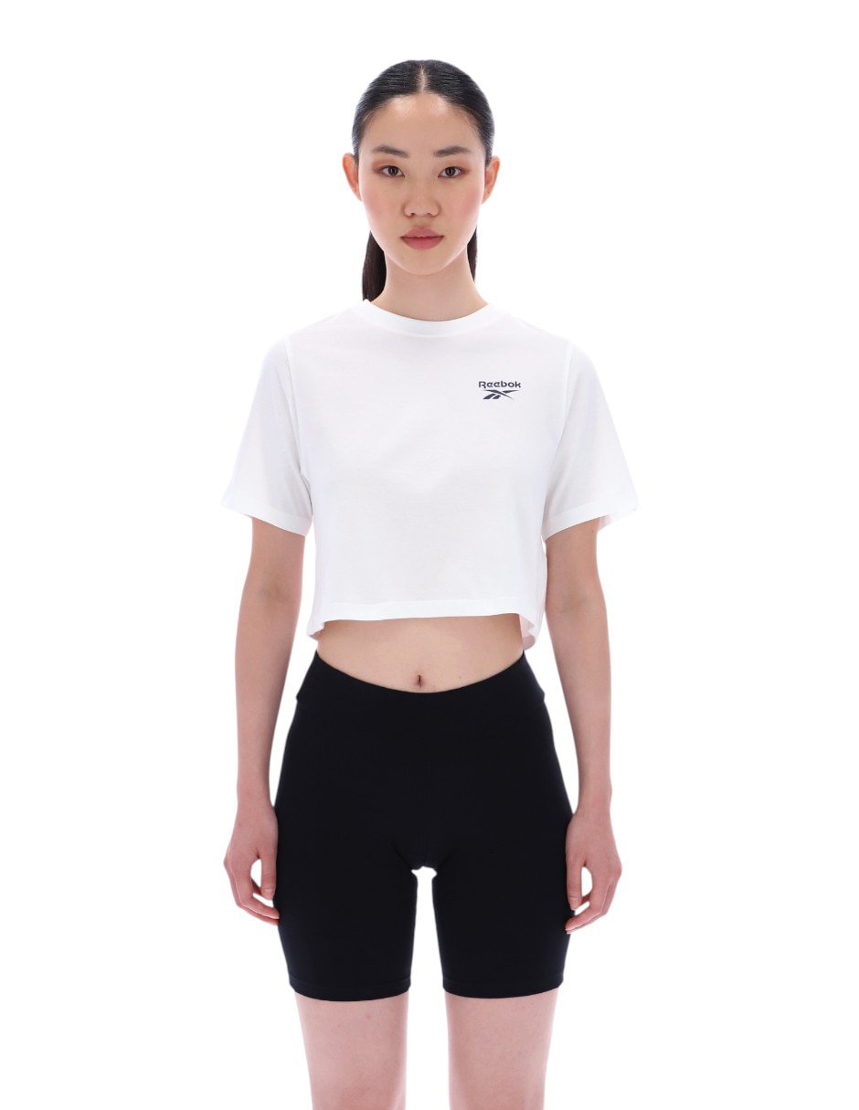 Playera manga corta cuello redondo para mujer