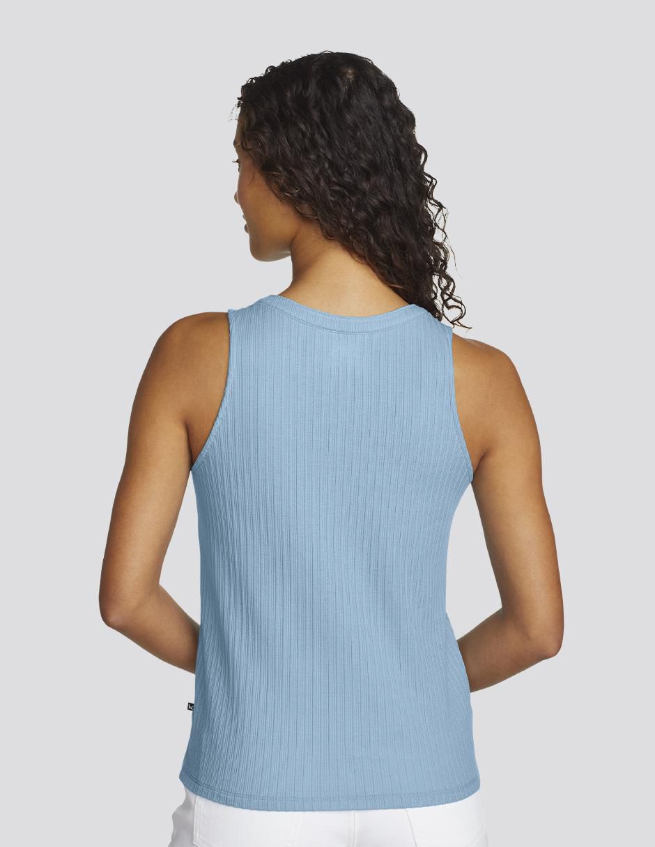 "playera" "manga" sin manga eddie bauer casual "cuello" henley "para mujer"