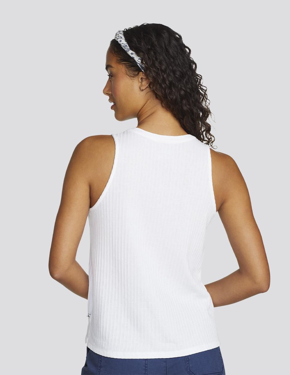 Playera cuello henley para mujer 2