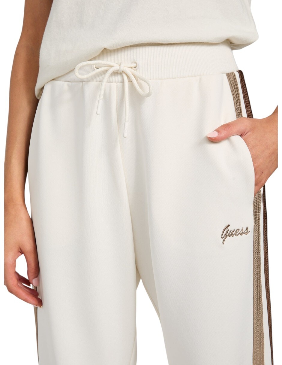 Pants regular con jareta para mujer 4