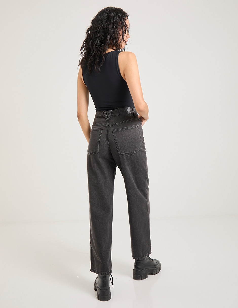 Jeans straight para mujer 2