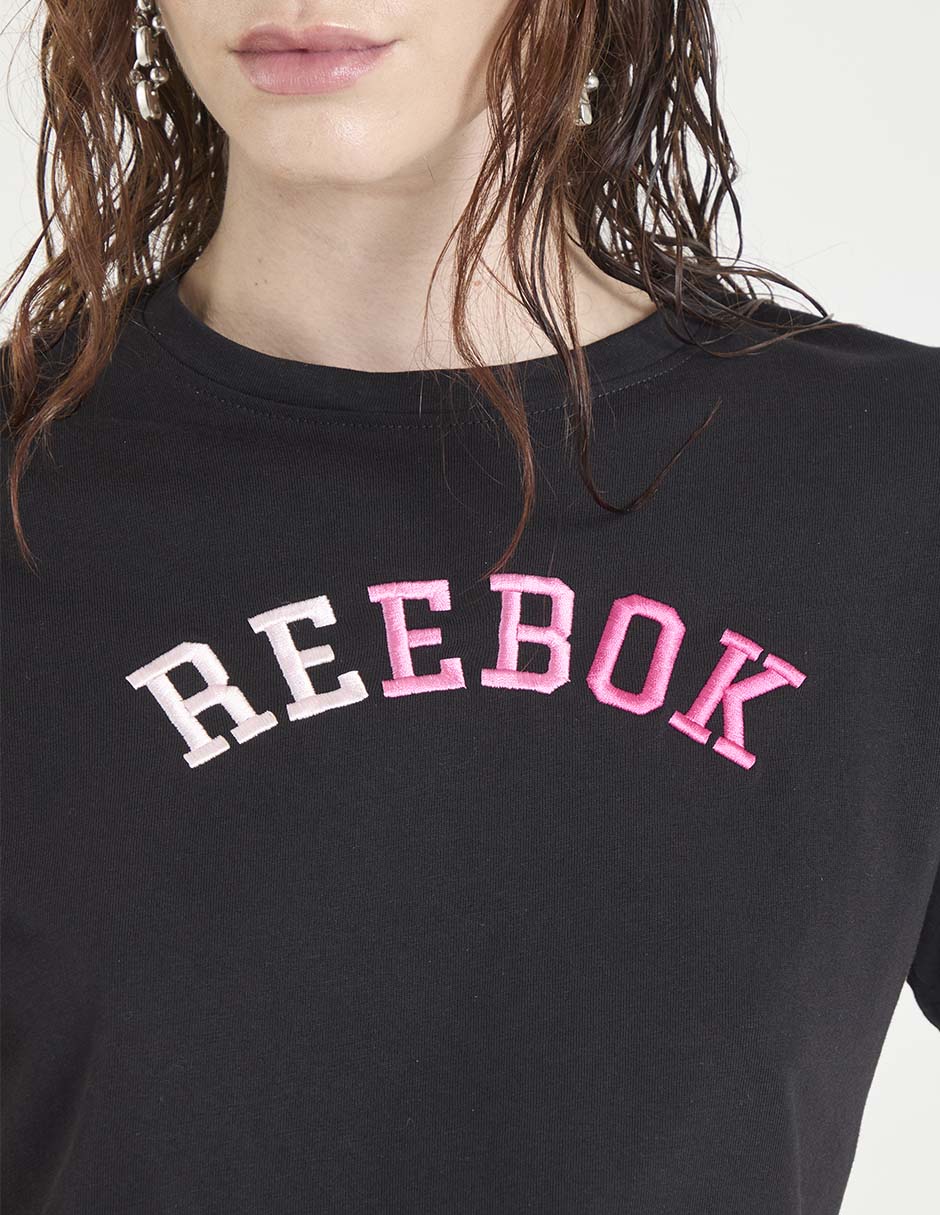 Playera manga corta cuello redondo para mujer 4