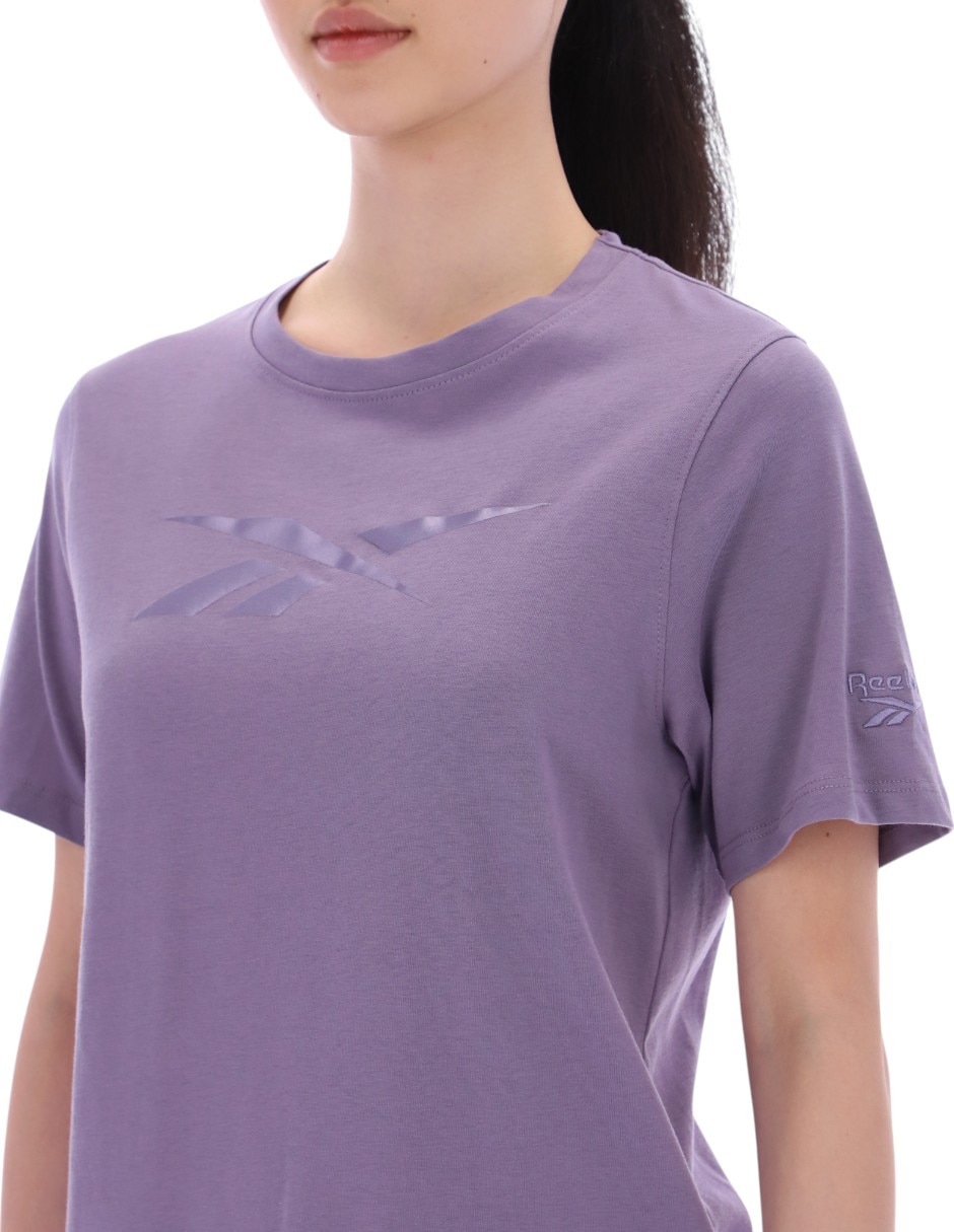 Playera manga corta cuello redondo para mujer 5
