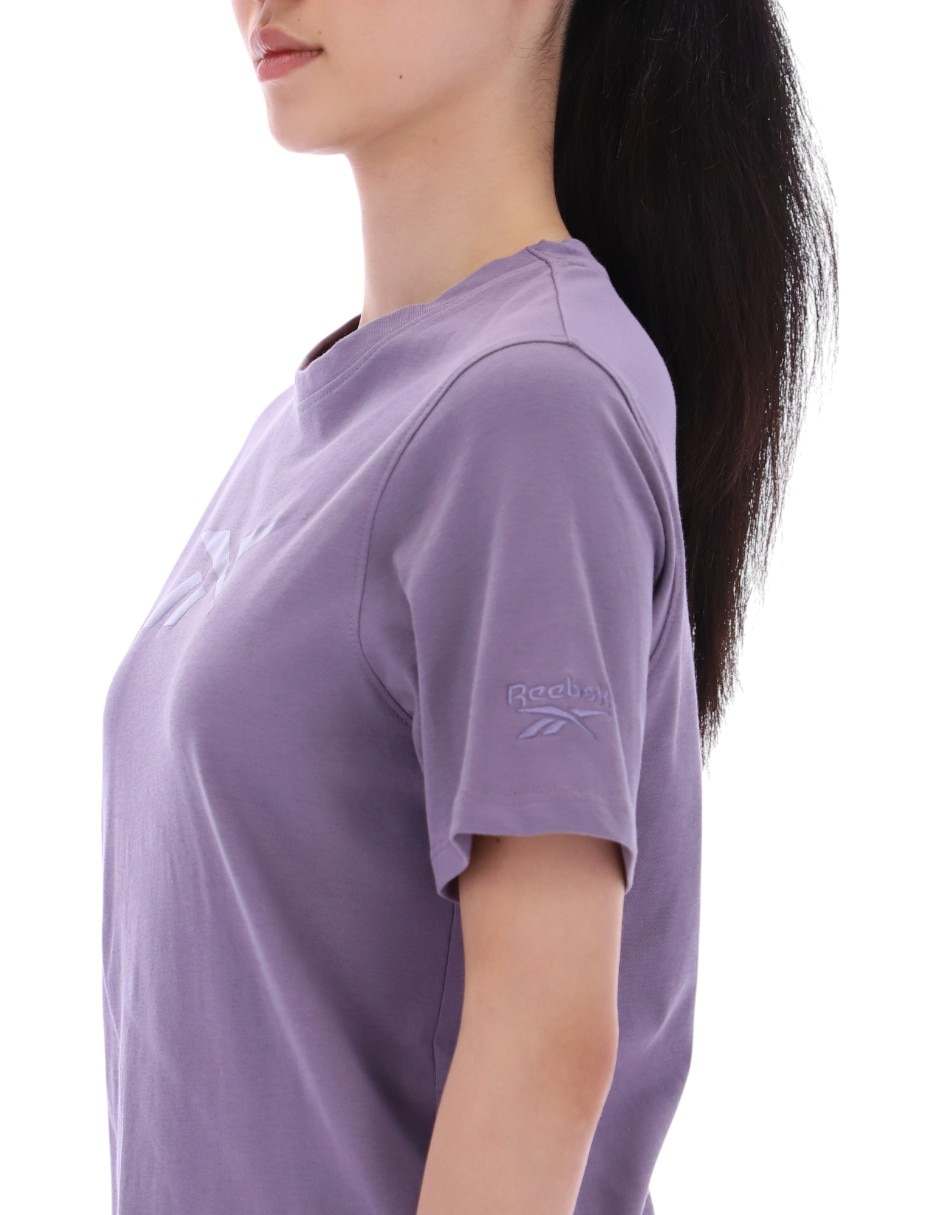 Playera manga corta cuello redondo para mujer 6