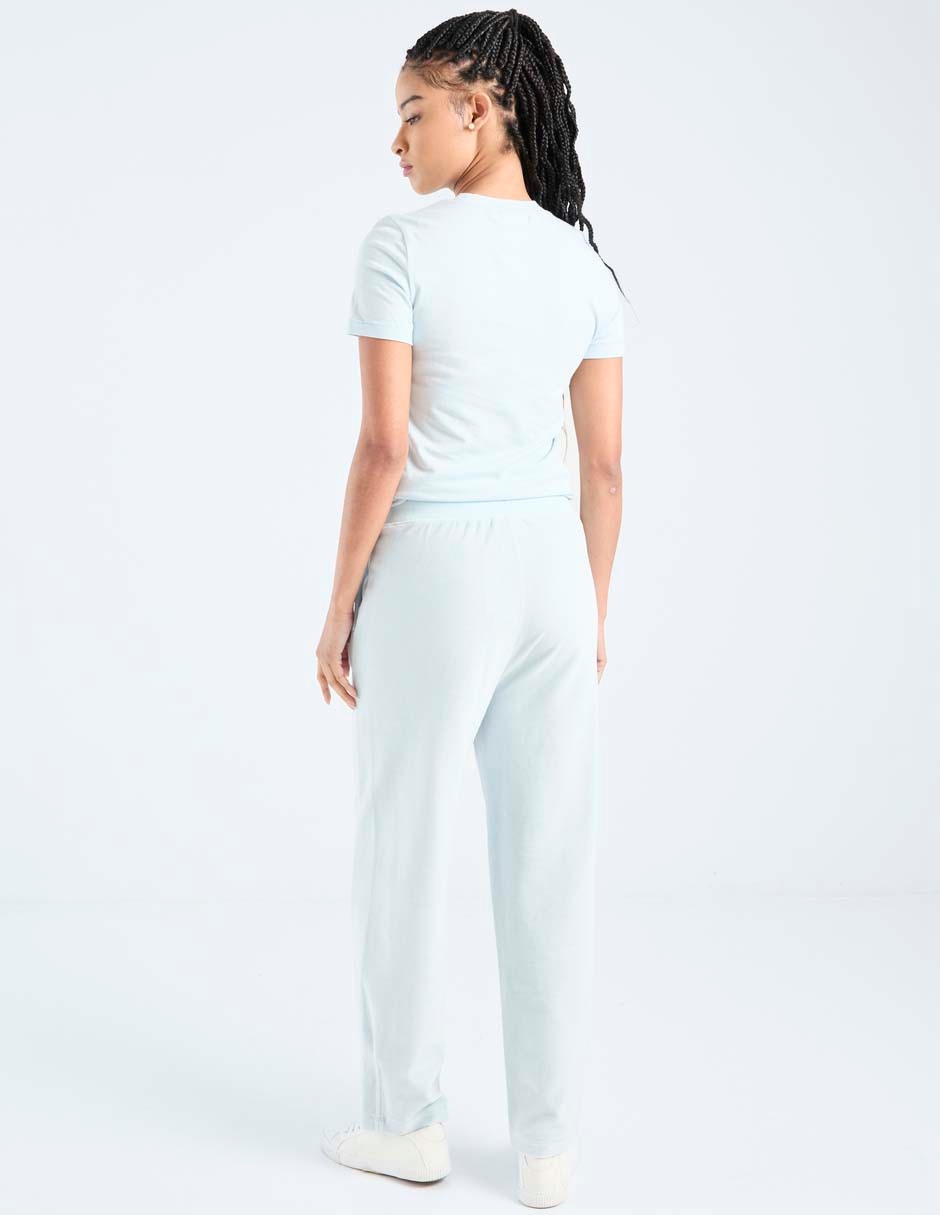 Pants regular con elástico para mujer 2
