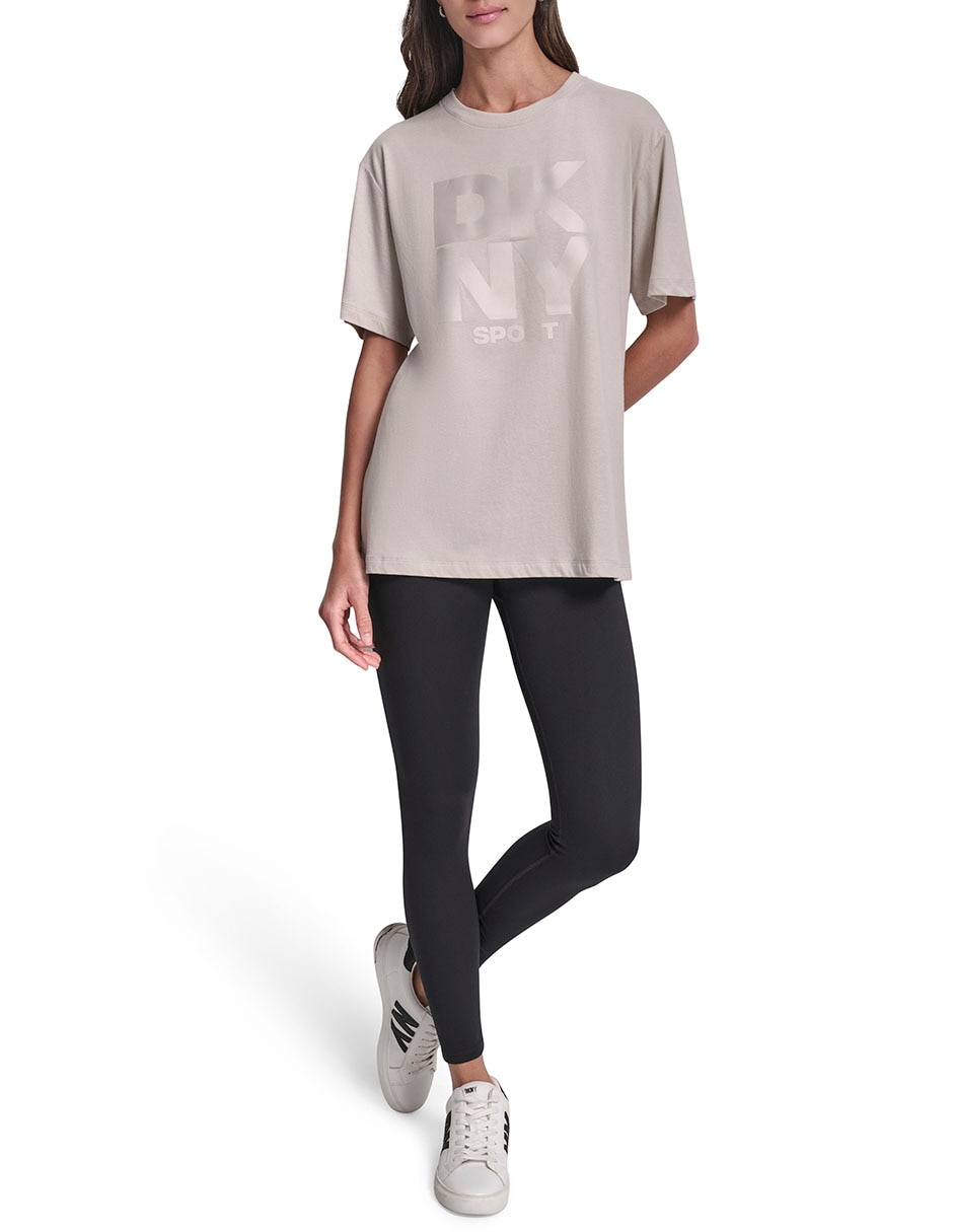 Playera manga corta cuello redondo para mujer 5