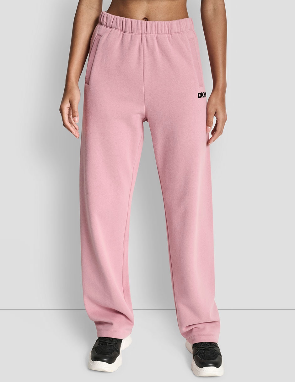 Pants regular con elástico para mujer