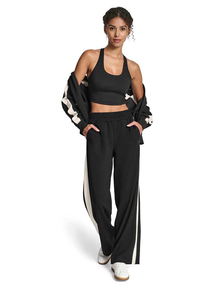Pants regular con elástico para mujer 3