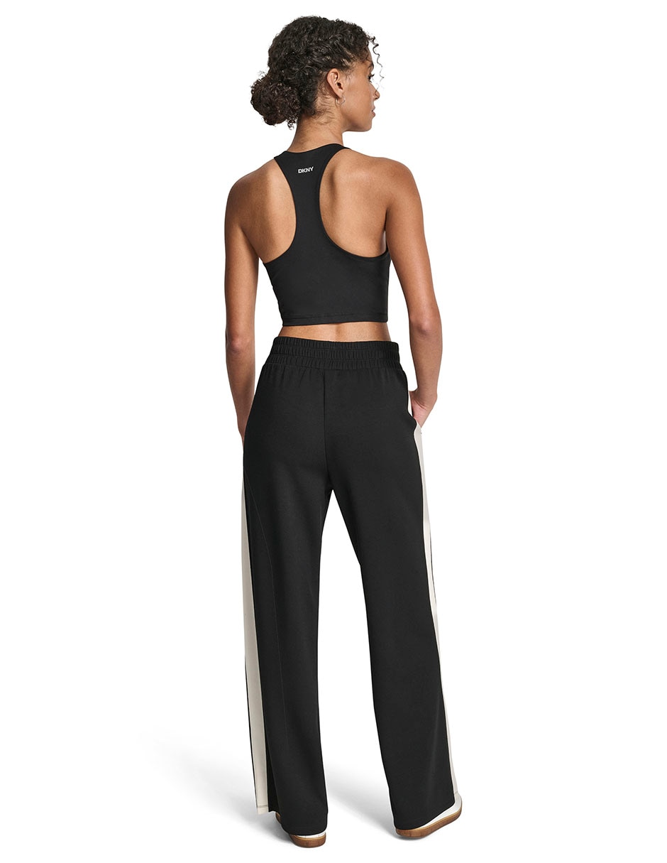 Pants regular con elástico para mujer 4