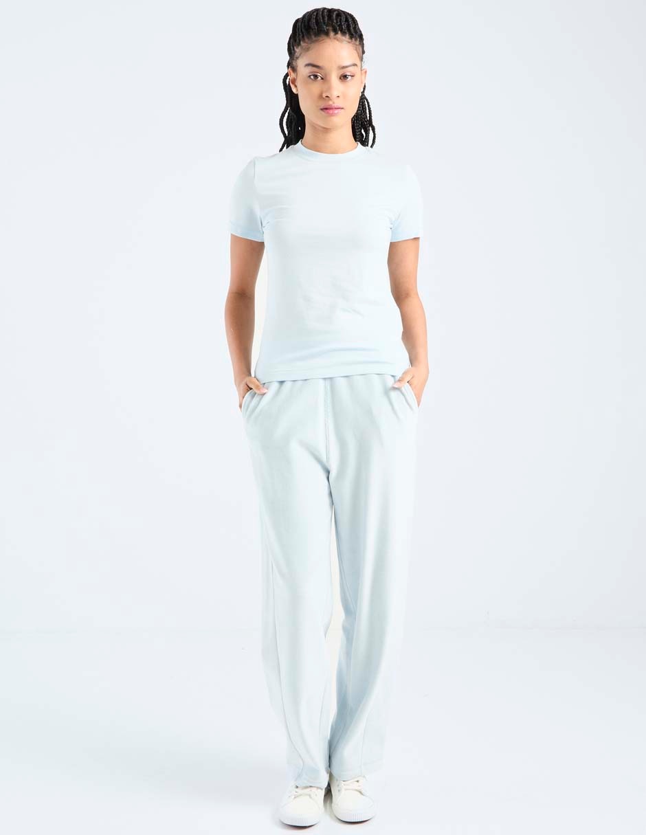 Playera manga corta cuello redondo para mujer 3